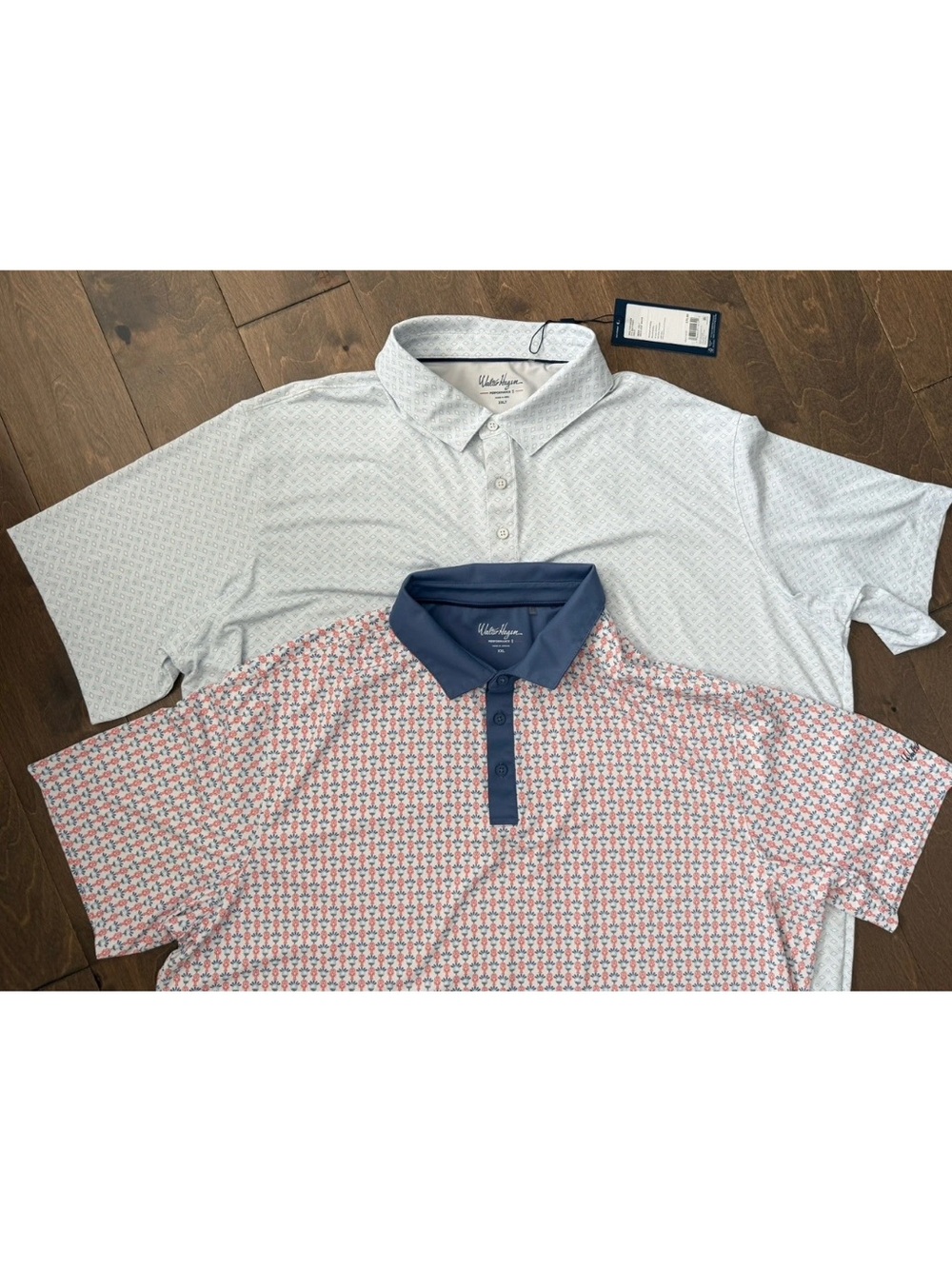 Lot Of 2 Walter Hagen Performance 11 Golf Short Sleeve Polo Shirts XXL/2XLT NWT